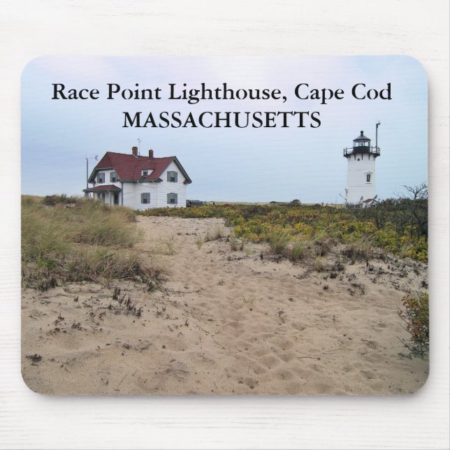 Race Point Lighthouse, Massachusetts Mousepad (Vorne)
