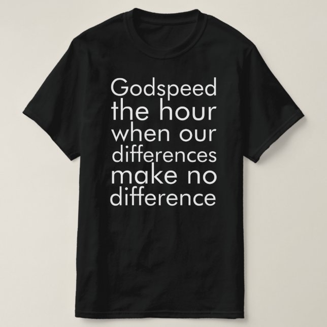 Race relation and human equality T-Shirt (Design vorne)