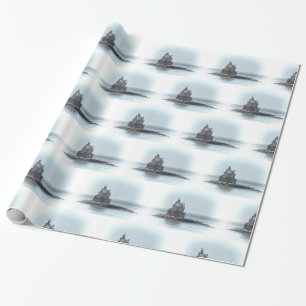 Race Rock Lighthouse - in einem leichteren Ton Geschenkpapier