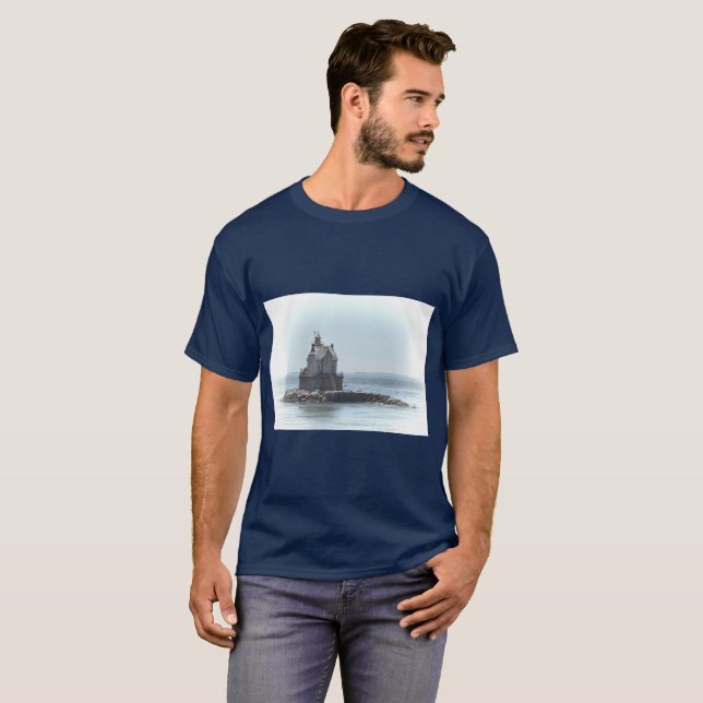 Race Rock Lighthouse - In einem Leuchtturm T-Shirt (Vorne ganz)