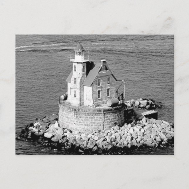 Race Rock Lighthouse Postkarte (Vorderseite)