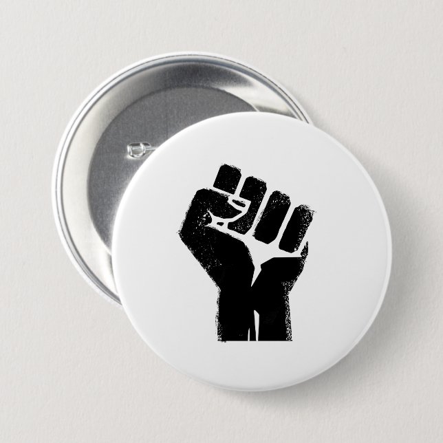Race Solidarity Button (Vorne & Hinten)