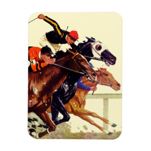 Race Thoroughbred Magnet