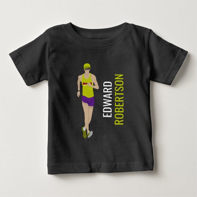 Race Walking Baby T-shirt (Vorderseite)