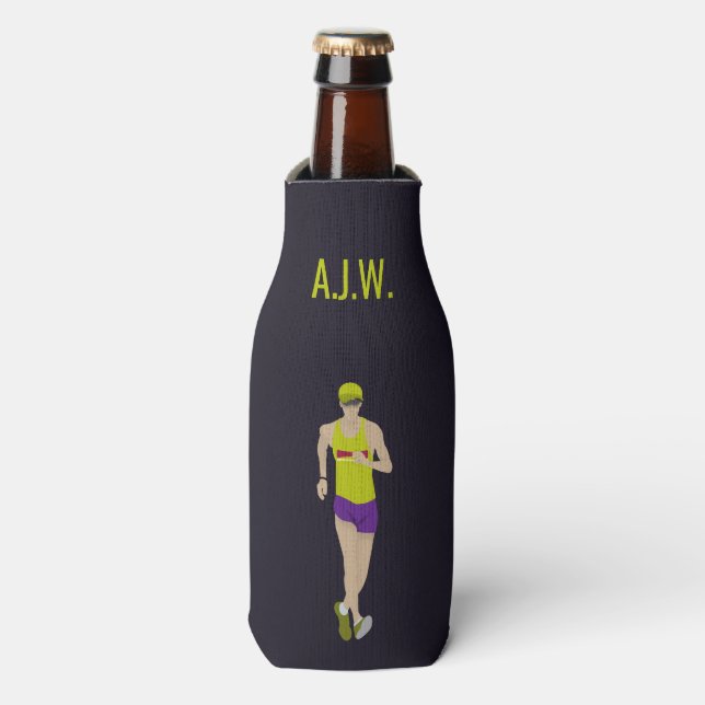 Race Walking Flaschenkühler (Flaschenvorderseite)