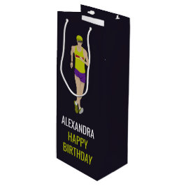 Race Walking Geschenktüte Für Weinflaschen