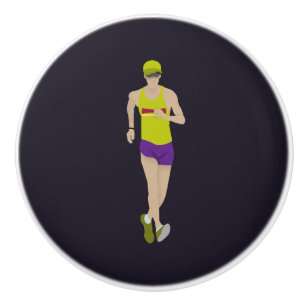 Race Walking Keramikknauf