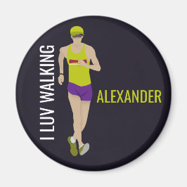 Race Walking Magnet