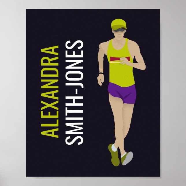 Race Walking Poster (Vorne)