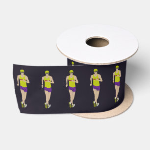 Race Walking Satinband