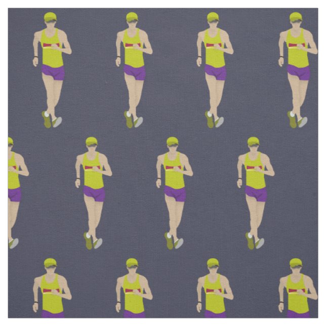 Race Walking Stoff (Muster)