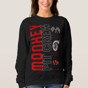 Racecar Racecar Racecar Racecar Crew Sweatshirt