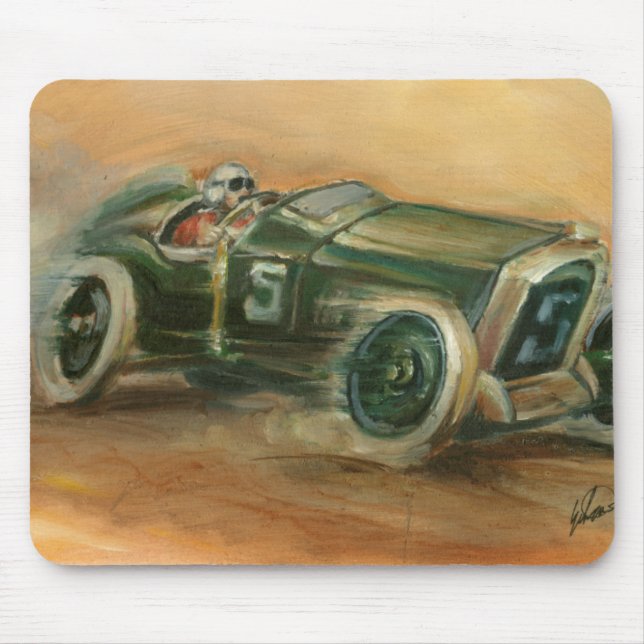 Racecar von Ethan Harper Mousepad (Vorne)