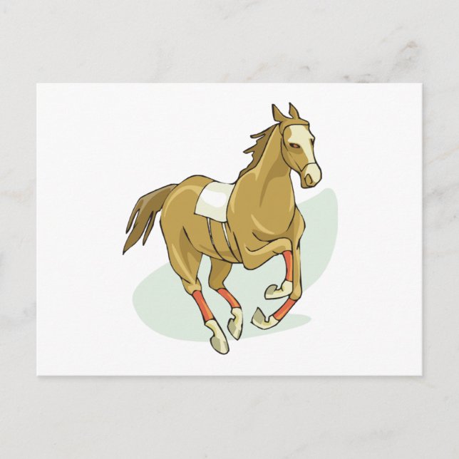 Racehorse Silks Pferderennbahnen Gallps Rassen Postkarte (Vorderseite)