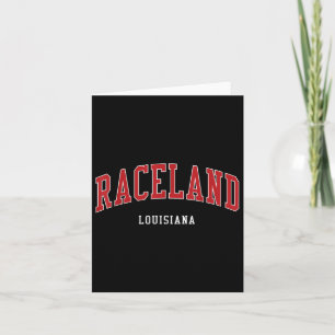 Raceland Louisiana Uni University Style Karte