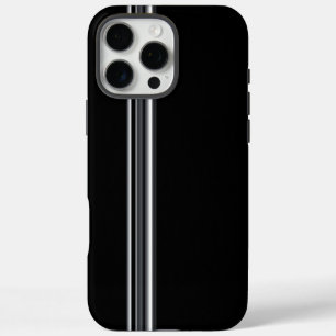 Racer Chrome auf Drk Gray iPhone 5/5s/6/6s7, Tough 16 Pro Max Hülle