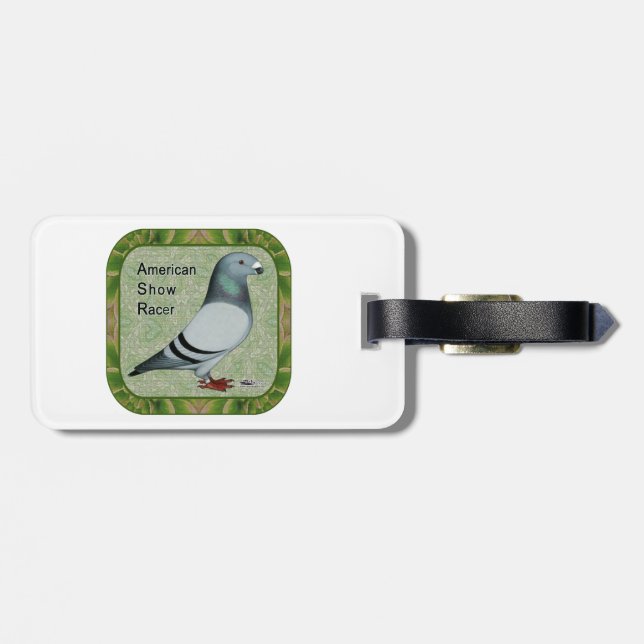 Racer Gerahmt anzeigen Gepäckanhänger (Rückseite horizontal)