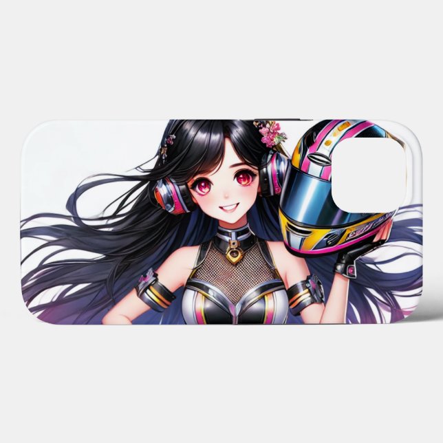 Racer Girl's Design Case-Mate iPhone Hülle (Rückseite (Horizontal))