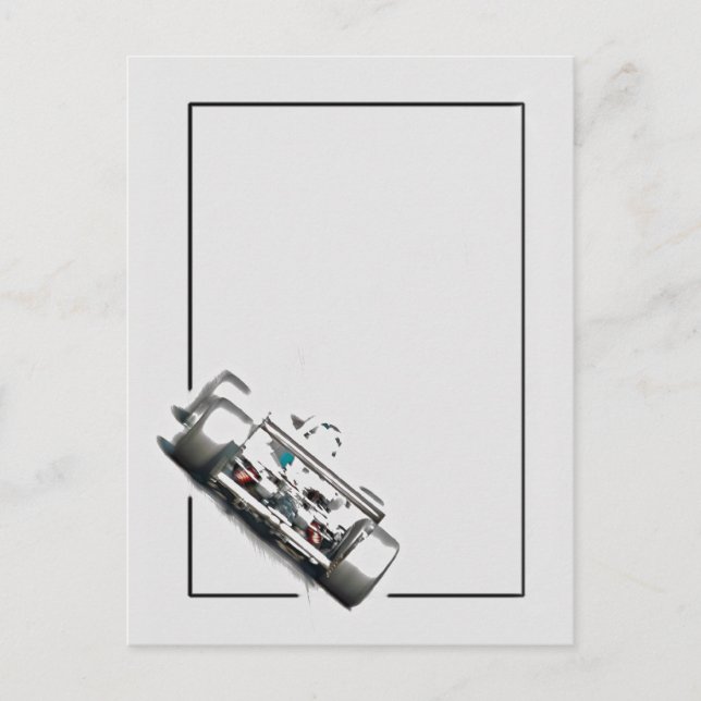 Racer Postkarte (Vorderseite)