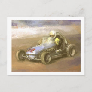 Racer Postkarte