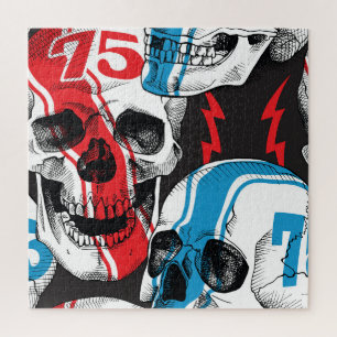 Racer Skull: Vintage Nahtlose Rebellion.