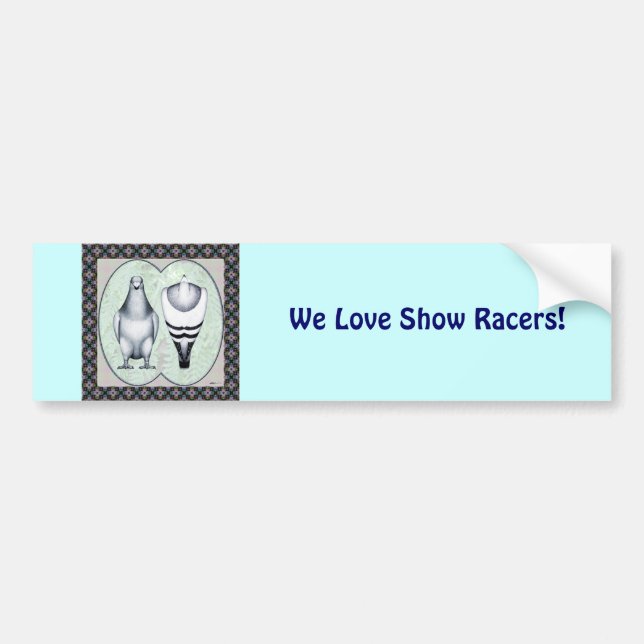 Racer Standard anzeigen Autoaufkleber (Vorne)