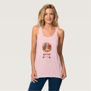 Racerback Tank Top mit Hippie Neo-Soul Drehung