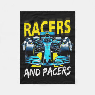 Racers And Pacers Rennwagen Die Kunst Des Rennens  Fleecedecke