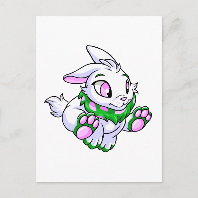 Racgreen Cybunny Postkarte (Vorderseite)