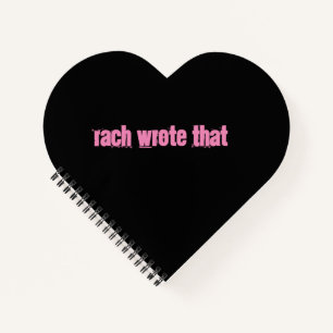 Rach-Notebook Notizbuch