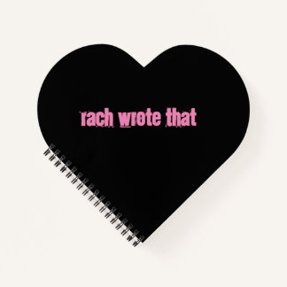 Rach-Notebook Notizbuch