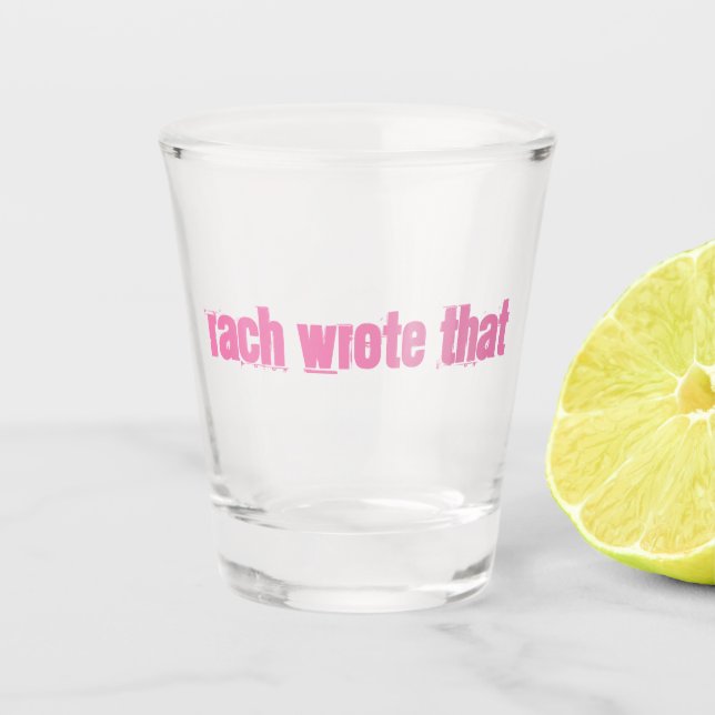 Rach Shot Glass  Schnapsglas (Vorderseite)