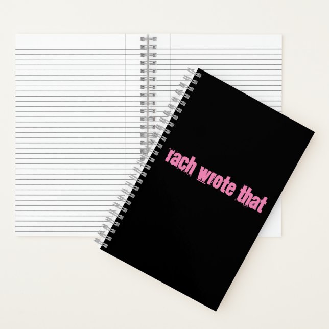 Rach Spiral Notebook  Notizbuch (Innen)