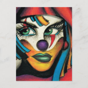 Rache des Clowns Postkarte