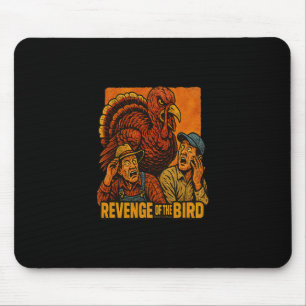 Rache des Vogels Lustiger Erntedank-Truthahn  Mousepad