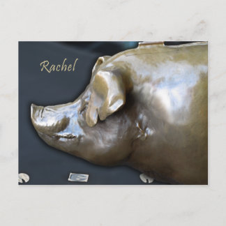 RACHEL DER PIGGY BANK Postkarte