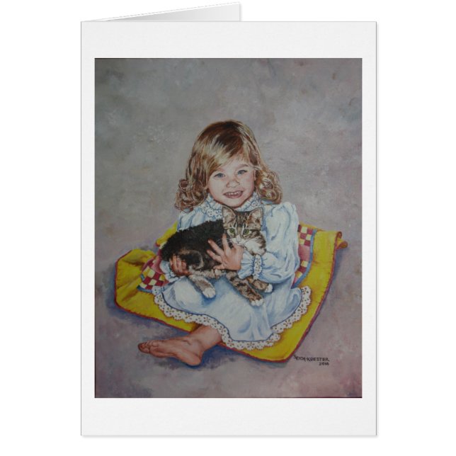 Rachel et son chaton (Devant)