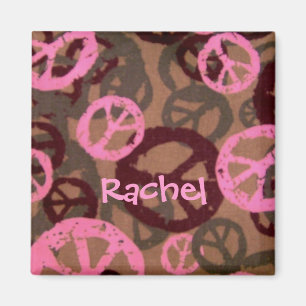 Rachel-Friedenszeichen-Entwurfs-Magnet Magnet
