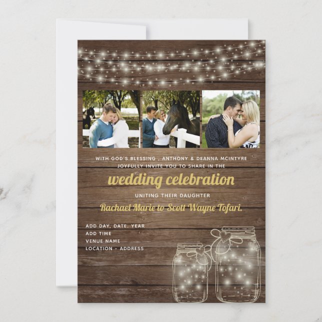 Rachel - Kundenbearbeitung Einladung (Vorderseite)