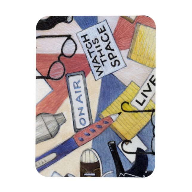 Rachel Maddow-Fan-Magnet Magnet (Vertikal)