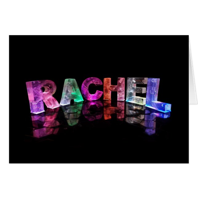 Rachel nommée dans 3D s'allume (la photographie) (Devant horizontal)