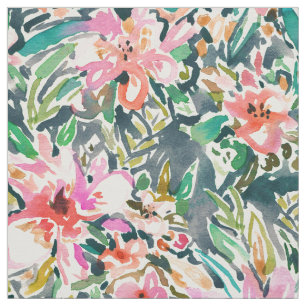RACHEL PARADIES Stoff mit Blumen