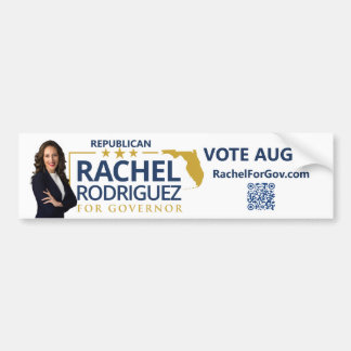 Rachel Rodriguez für Florida Gouverneur Aufkleber Autoaufkleber