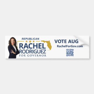 Rachel Rodriguez für Florida Gouverneur Aufkleber Autoaufkleber