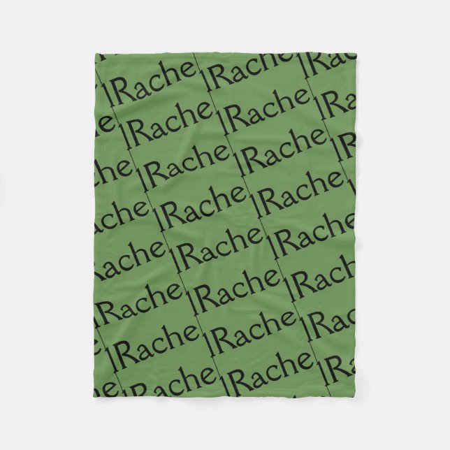 Rachel vom Waisenschwarzen, Fleecedecke (Vorderseite)