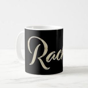 Rachel white gold Handwriting Tasse Kaffeetasse