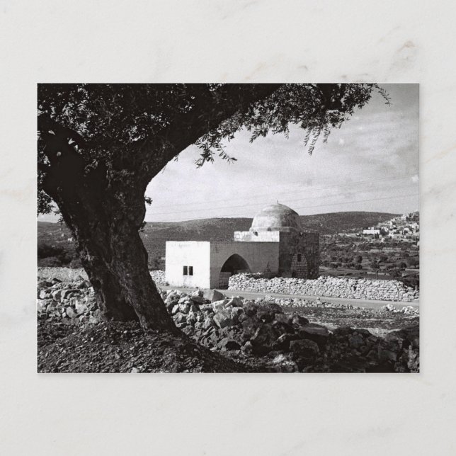 Rachel's Grab in Bethlehem - Altes Foto Postkarte (Vorderseite)