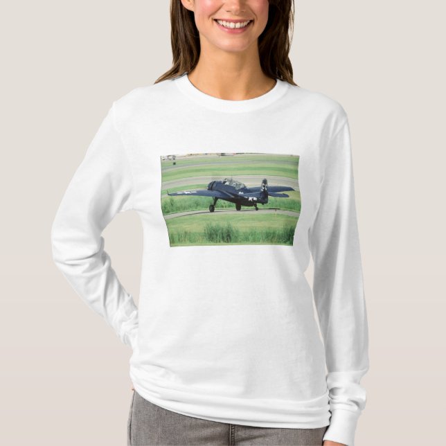 Rächer-Marine-Fördermaschinentorpedo Grummans T-Shirt (Vorderseite)