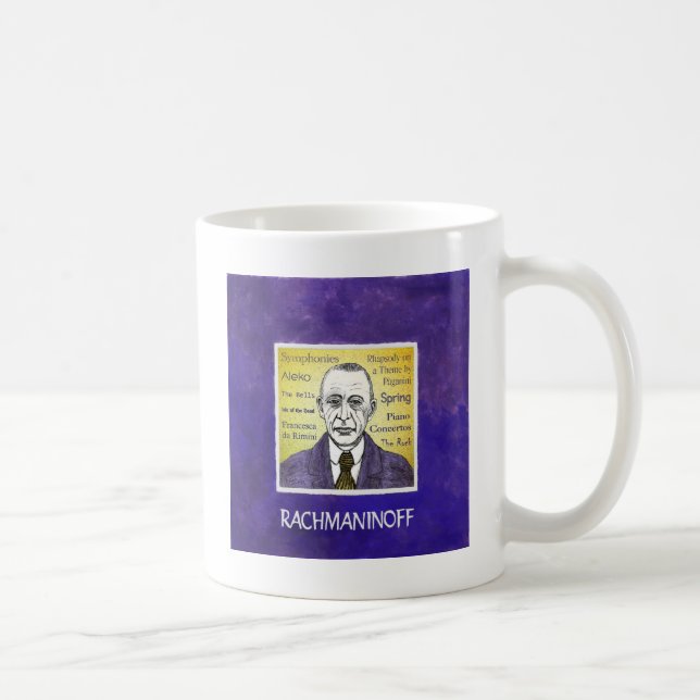 Rachmaninov Kaffeetasse (Rechts)