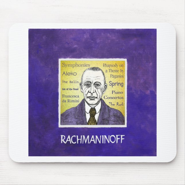 Rachmaninov Mousepad (Vorne)